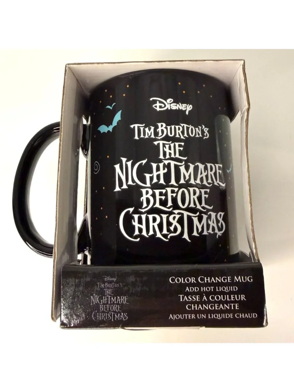 Disney Nightmare Before Christmas Jack and Sally Color Change Mug